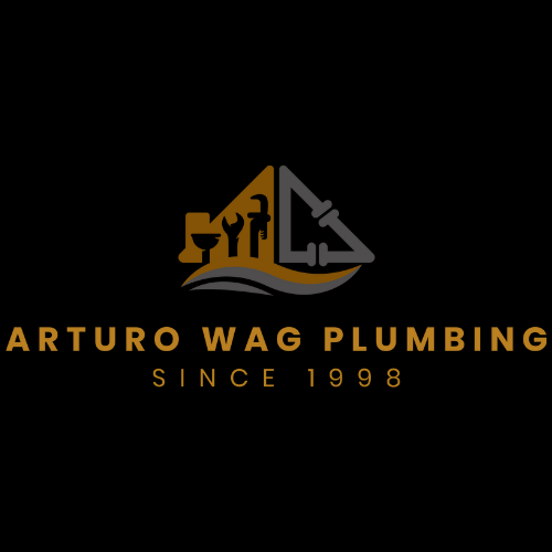 Arturo Wag Plumbing logo with tools, established in 1998